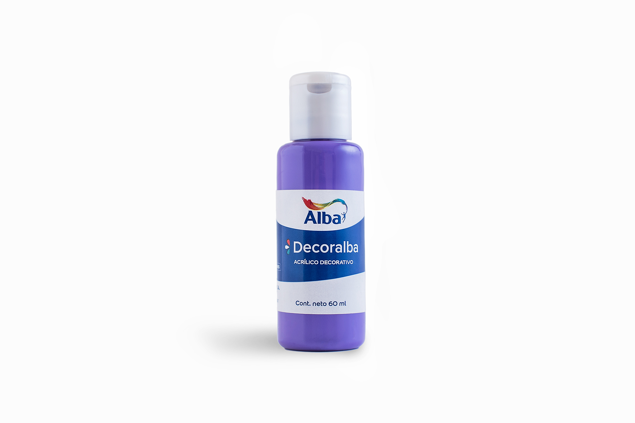 Acrilico decorativo alba 60cc lavanda 493 - 60ML - Alba Artística